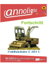VEB Fortschritt Häcksler/Feldhäcksler Typ E 281 C Bild- Ersatzteilliste & Explosionszeichnungen - annoligno 652